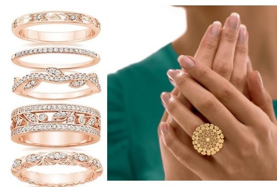Gold rings